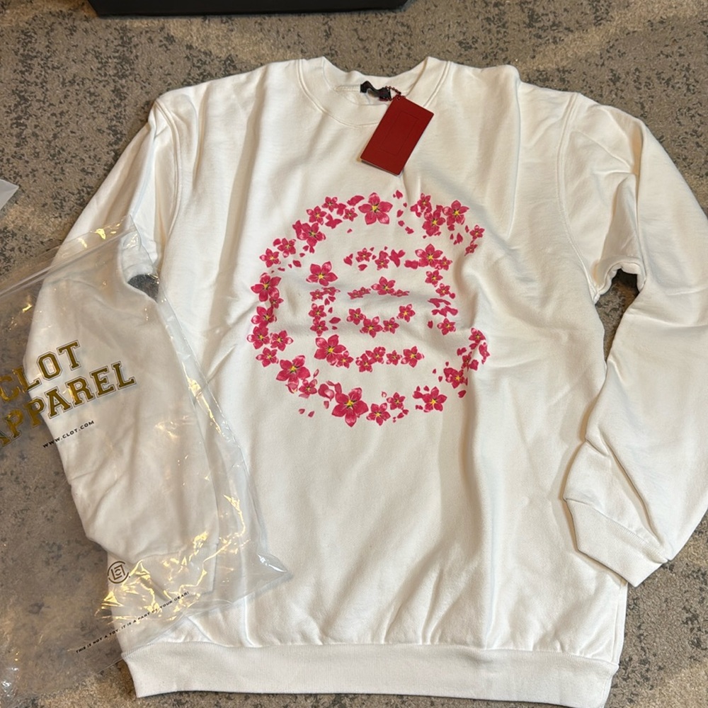 CLOT Apparel crewneck cherry blossom